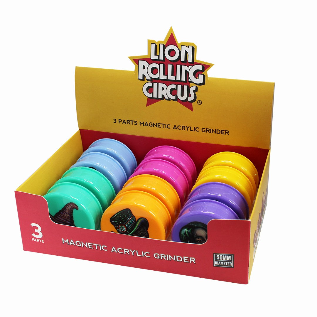 Grinder de Acrílico Lion Rolling Circus