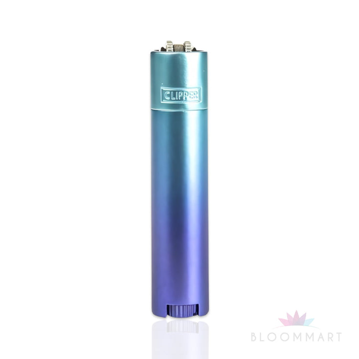 Encendedor Clipper Blue Gradient Metal