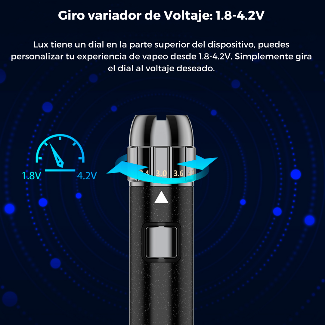 Batería para destilado Yocan Lux 510 Voltajes