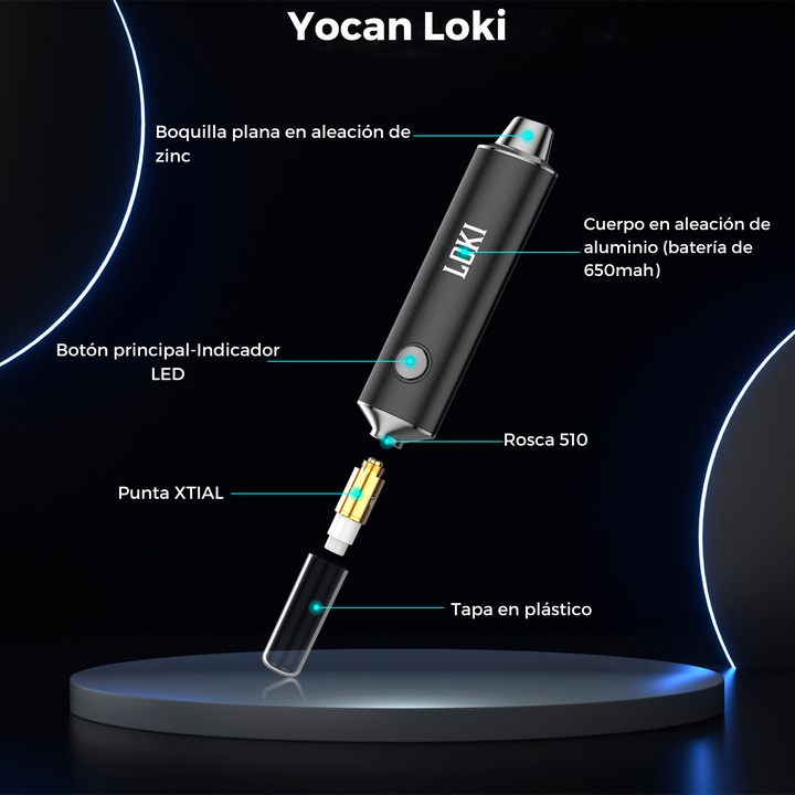 Vaporizador Yocan Loki Partes