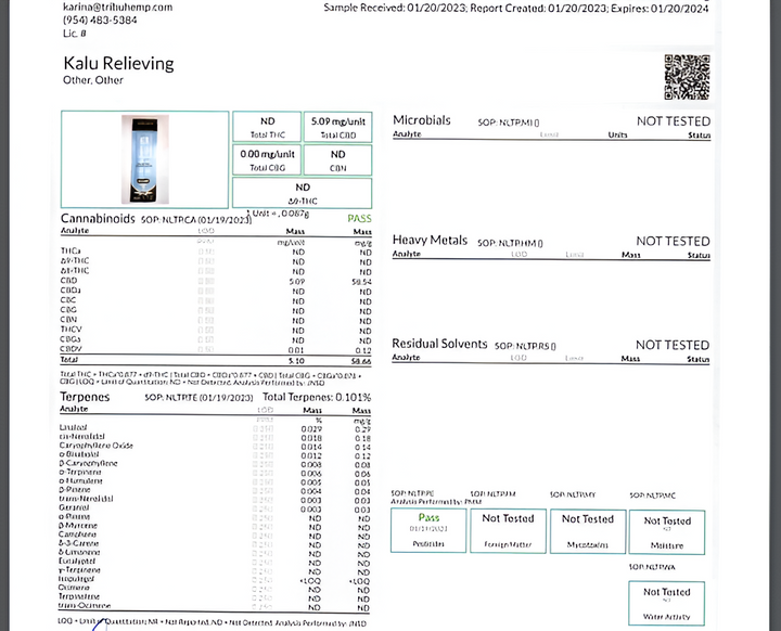 KALU Relieving - Papeles de enrolar con terpenos y CBD