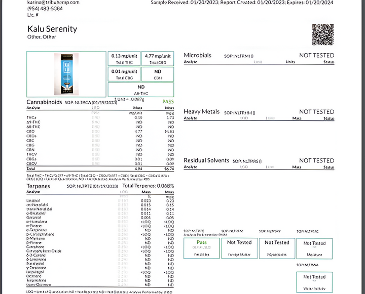 KALU Serenity - Papeles de enrolar con terpenos y CBD