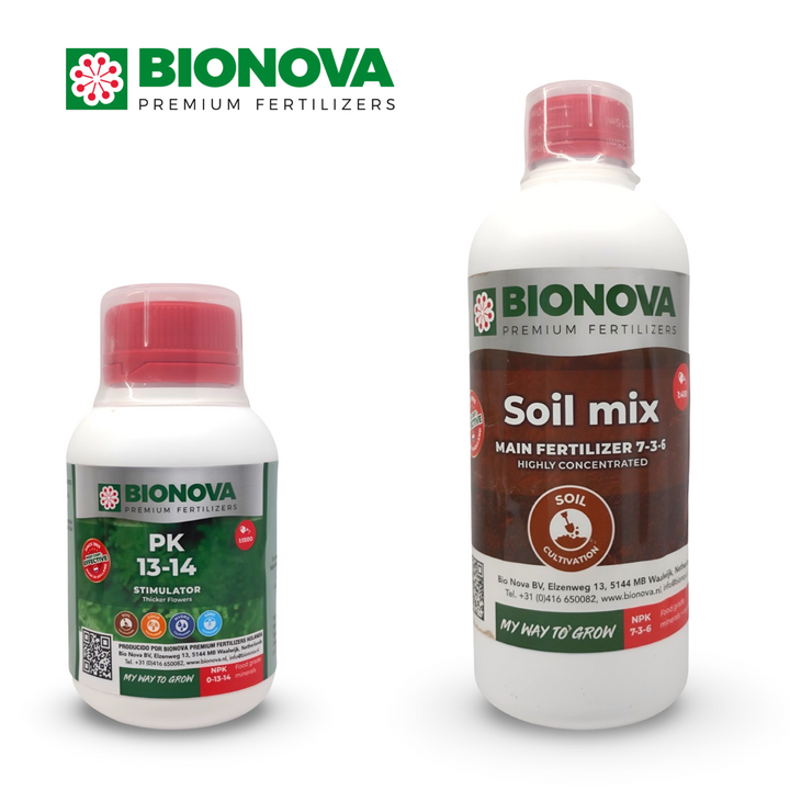 Bionova Soil Mix + PK 13-14 | Combo Ciclo completo