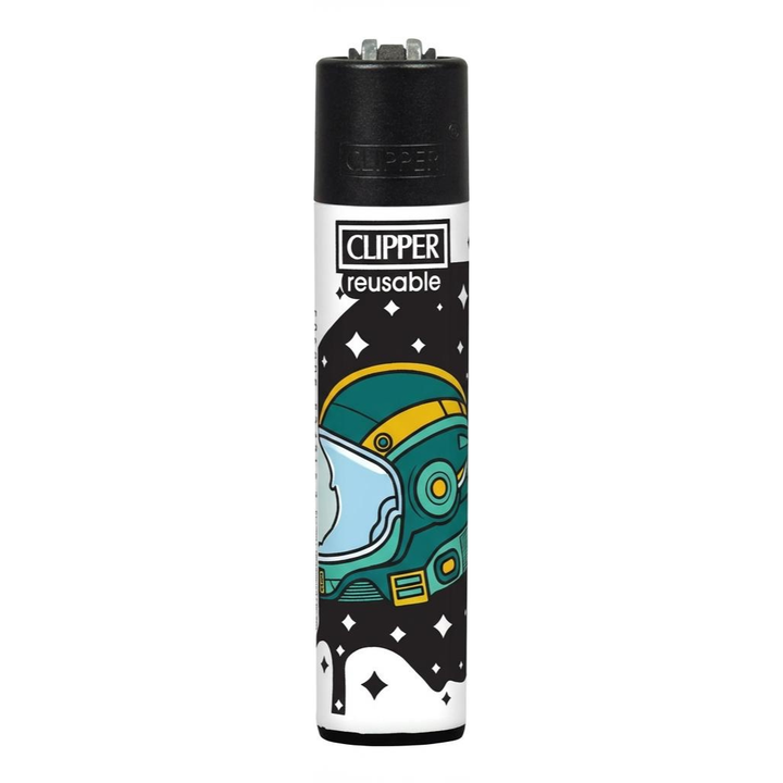 Encendedores Clipper Recargables – Space Helmets