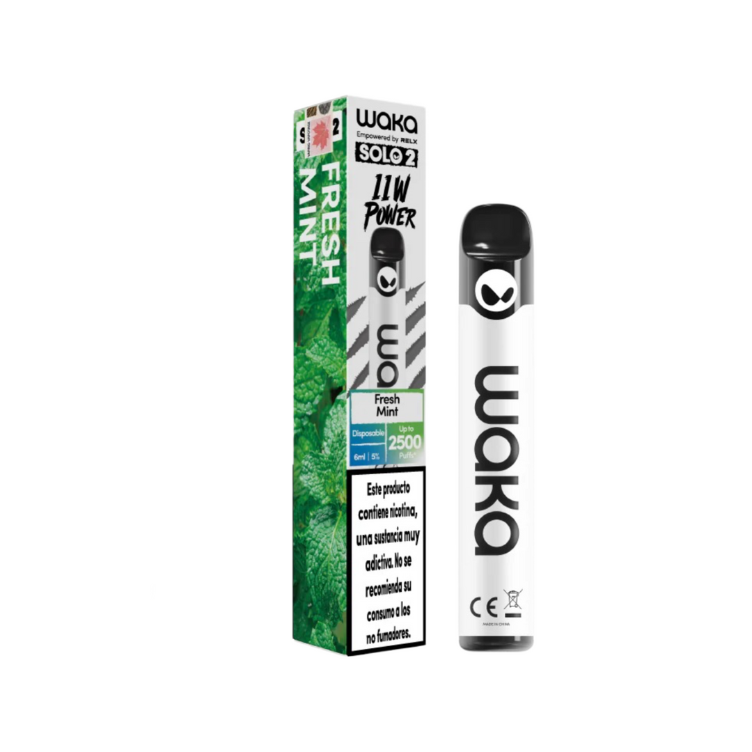 Vaporizador Waka Solo 2.0 - 2500 Puff 5% Nicotina