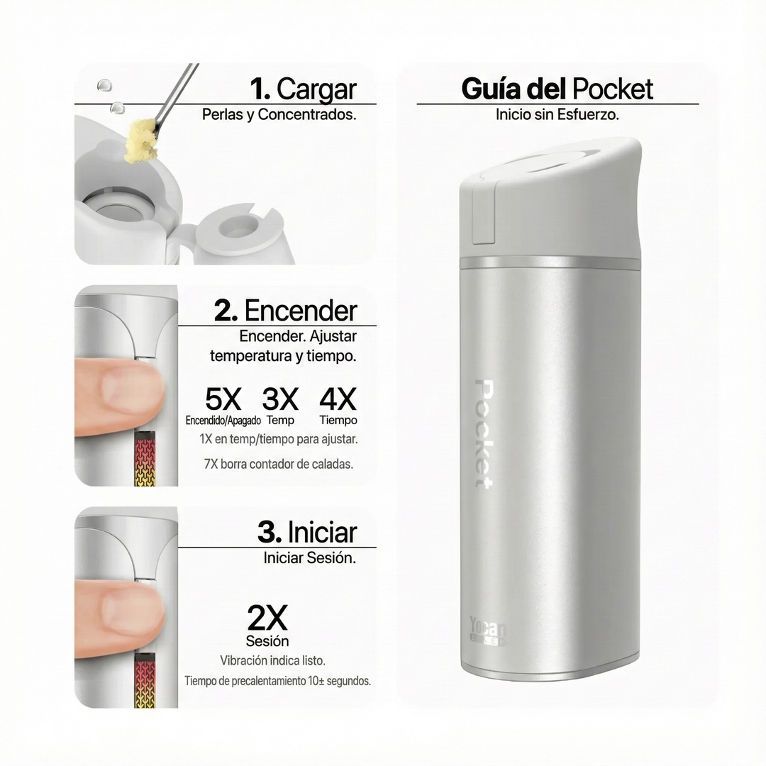 Yocan Black Pocket – El Vaporizador de Concentrados Que Cabe en Tu Mano