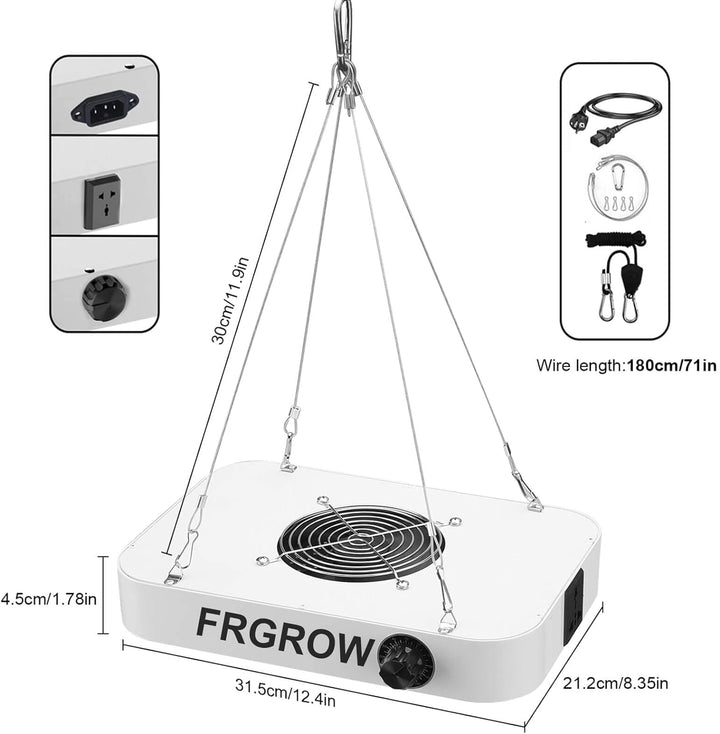 Panel LED 600W - Espectro Completo FRGROW