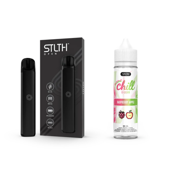 KIT STLTH VAPE OPEN + E-LIQUID TWISTED CHILL