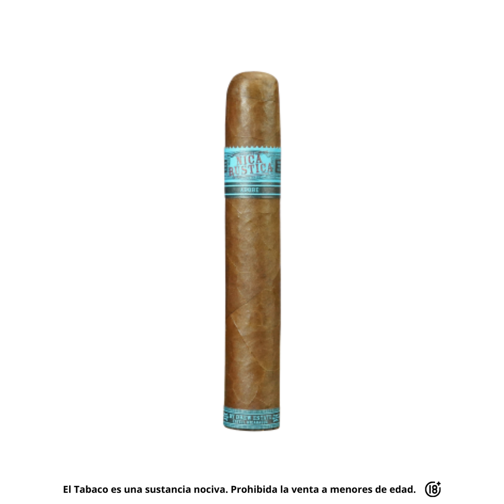  tabaco Nica Rustica Adobe Gordo Drew Estate en primer plano.