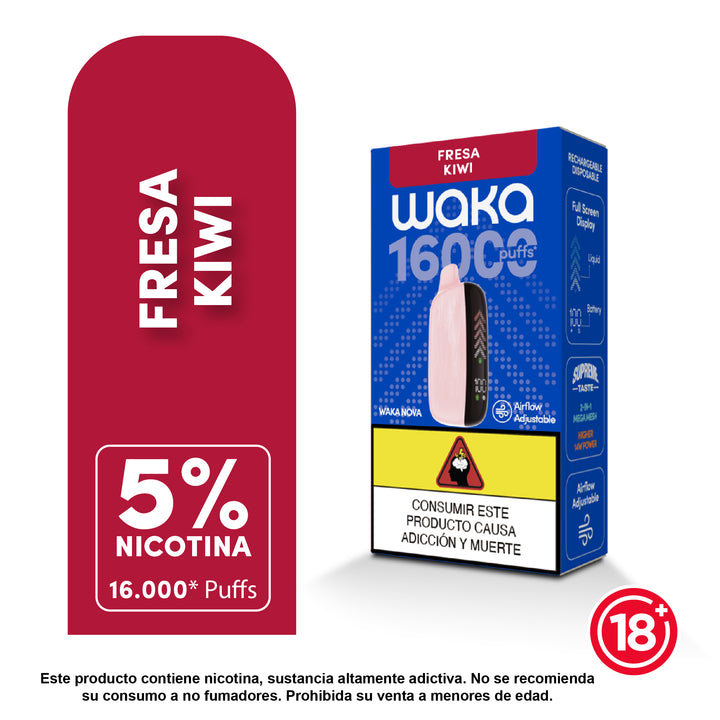 Vaporizador Waka 5% nicotina