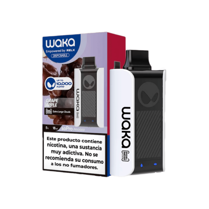 POD DESECHABLE WAKA SOPRO 10.000puff 5%Nicotina