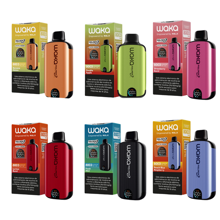 Vaporizador Waka Smart 8K - 5% Nicotina