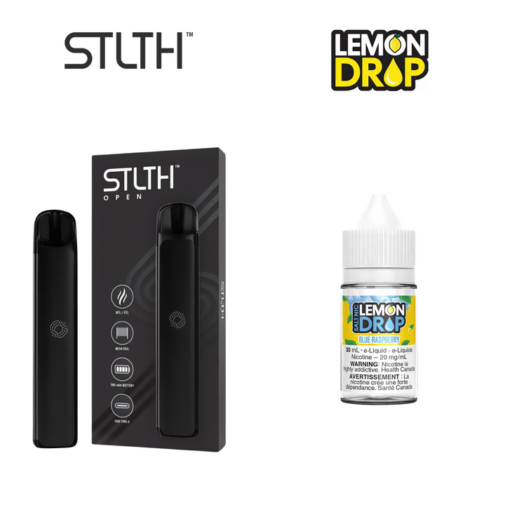 Kit de Vapeo STLTH Open & Lemon Drop - Sales de Nicotina