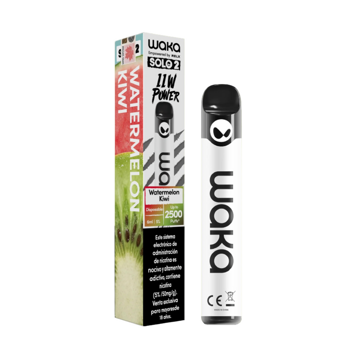 Vaporizador Waka Solo 2.0 - 2500 Puff 5% Nicotina