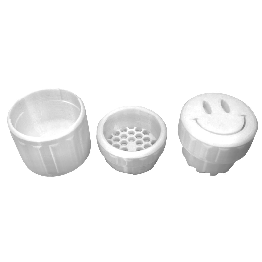 Grinder con Compartimento Happy Face 3D - Turbina