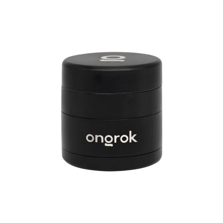 grinder negro mate premium - vista frontal ensamblado