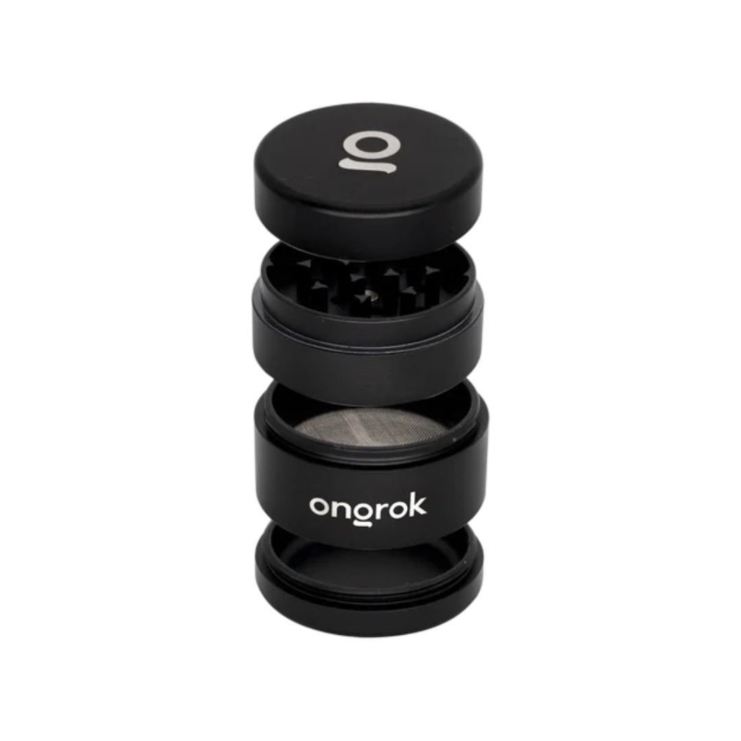grinder desmontable con pantalla removible y cámara de almacenamiento