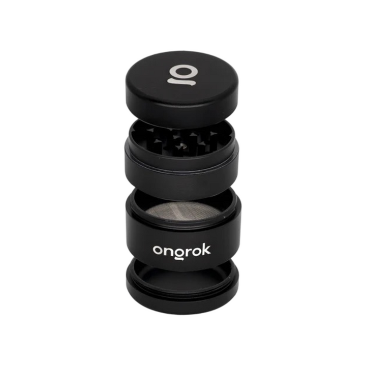 grinder desmontable con pantalla removible y cámara de almacenamiento