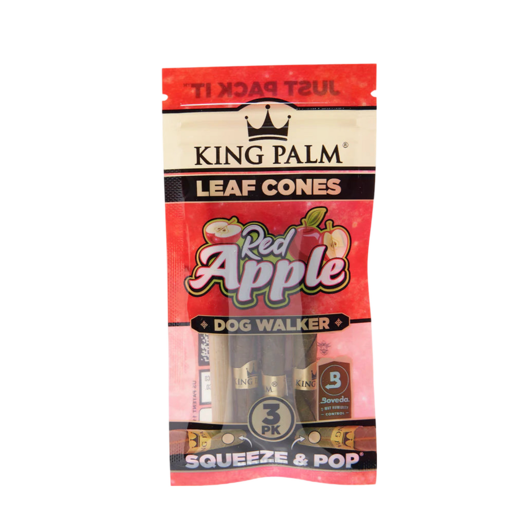 King Palm Dogwalker Cone - Red Apple