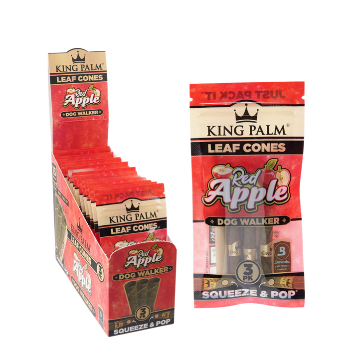 King Palm Dogwalker Cone - Red Apple