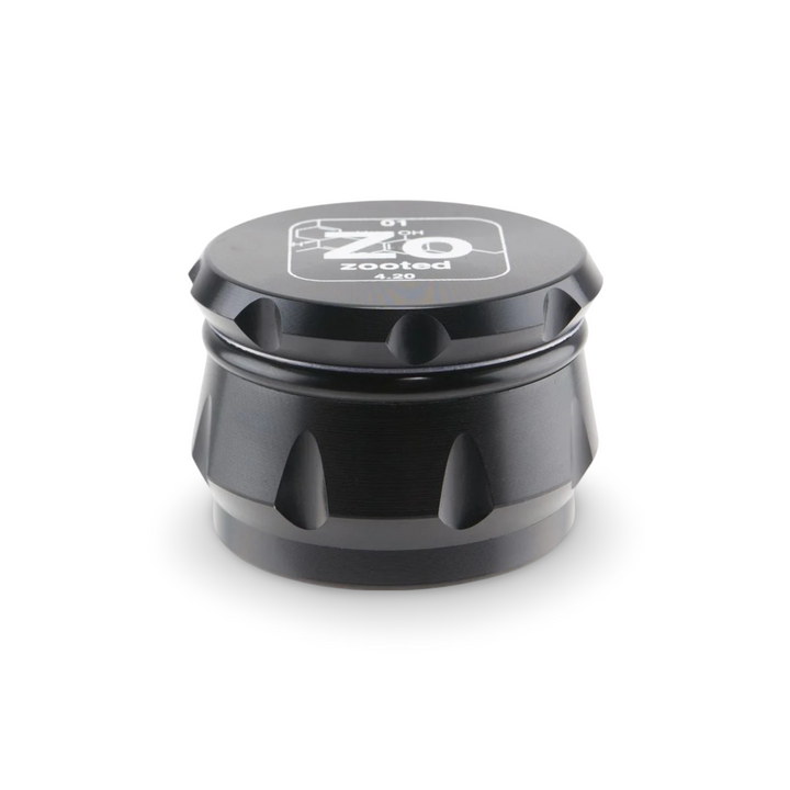 Grinder Zooted Aluminio 63mm 4 piezas - Negro