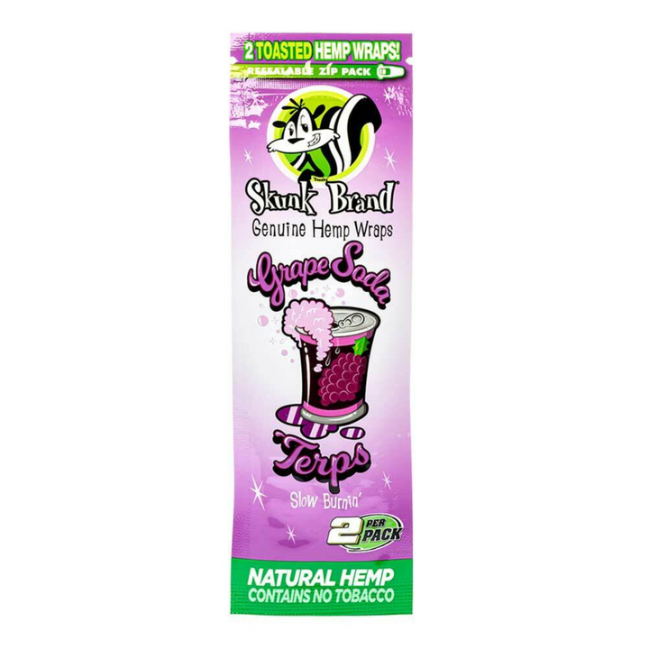 Hemp Wrap Terpenos Grape Soda - Skunk Brand