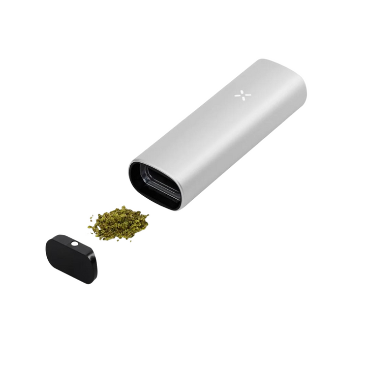 Vaporizador Pax Mini color plateado de diseño premium – Bloommart Colombia.