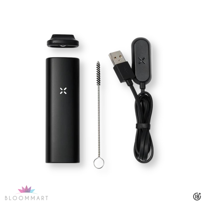Kit básico del vaporizador Pax Plus negro con cargador y accesorios en Colombia