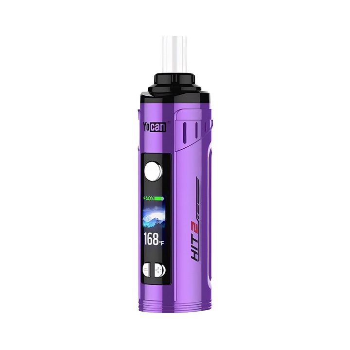 Vaporizador Yocan Hit 2 color púrpura con control de temperatura preciso y batería recargable