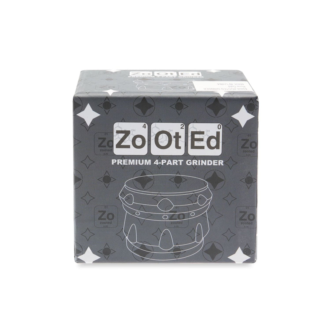 Grinder Zooted Aluminio 63mm 4 piezas - Negro