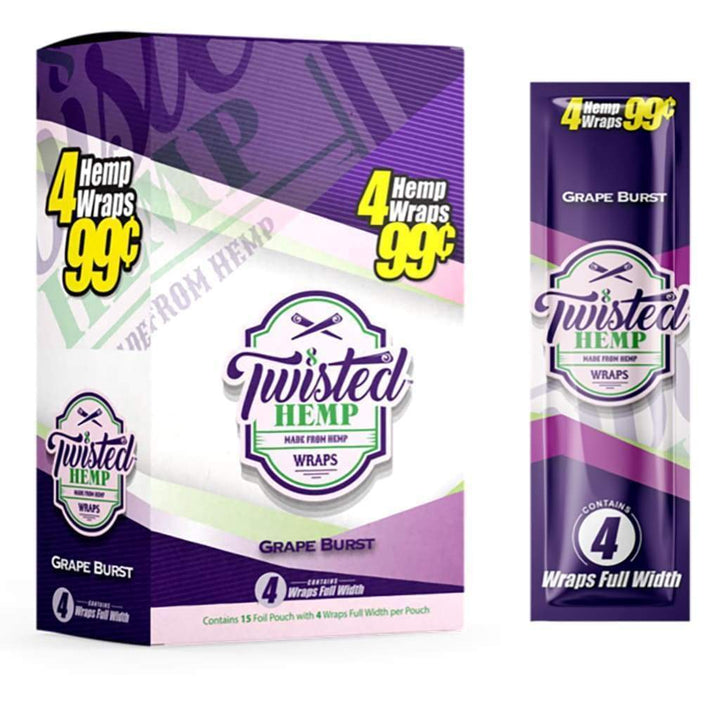 Hemp Wrap Grape Burst - Twisted Hemp