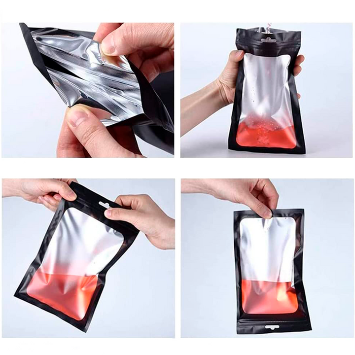 Bolsas Ziplock con ventana