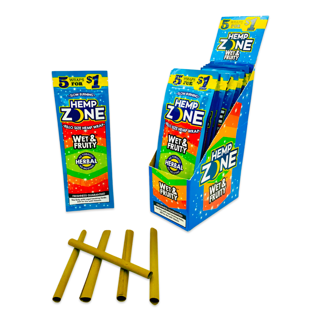Hemp Wrap Wet & Fruity - Hemp Zone - Bloommart Colombia