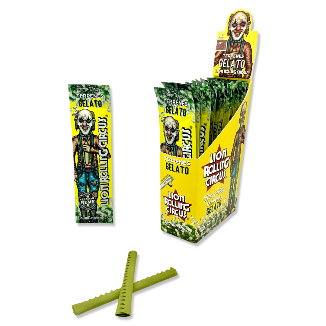 Hemp Wrap de Terpenos - Lion Rolling Circus - Bloommart Colombia