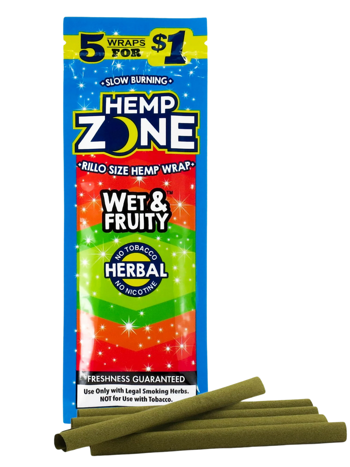 Hemp Wrap Wet & Fruity - Hemp Zone - Bloommart Colombia