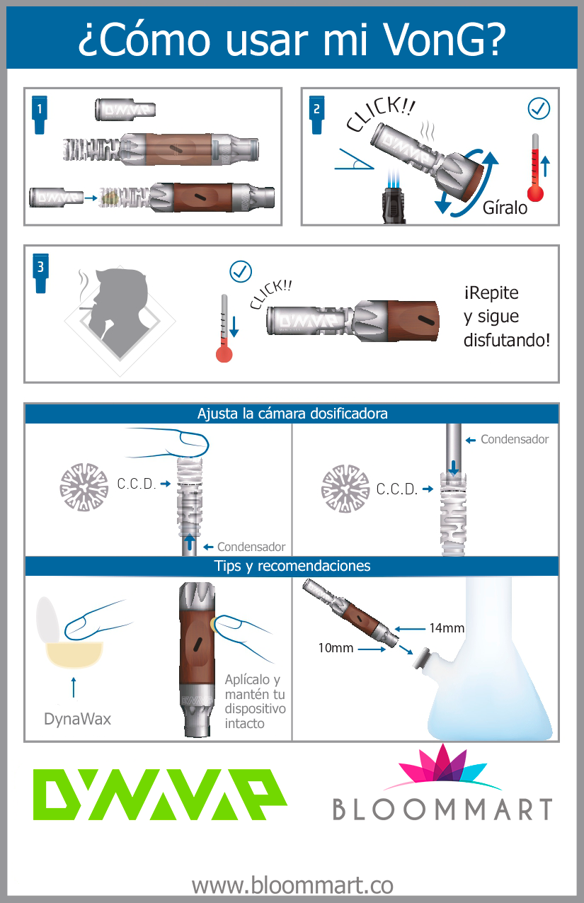 Vaporizador VonG (i) de Titanio - Dynavap