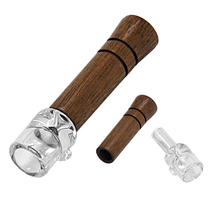 Pipa de Madera con Cuarzo - Bloommart Colombia