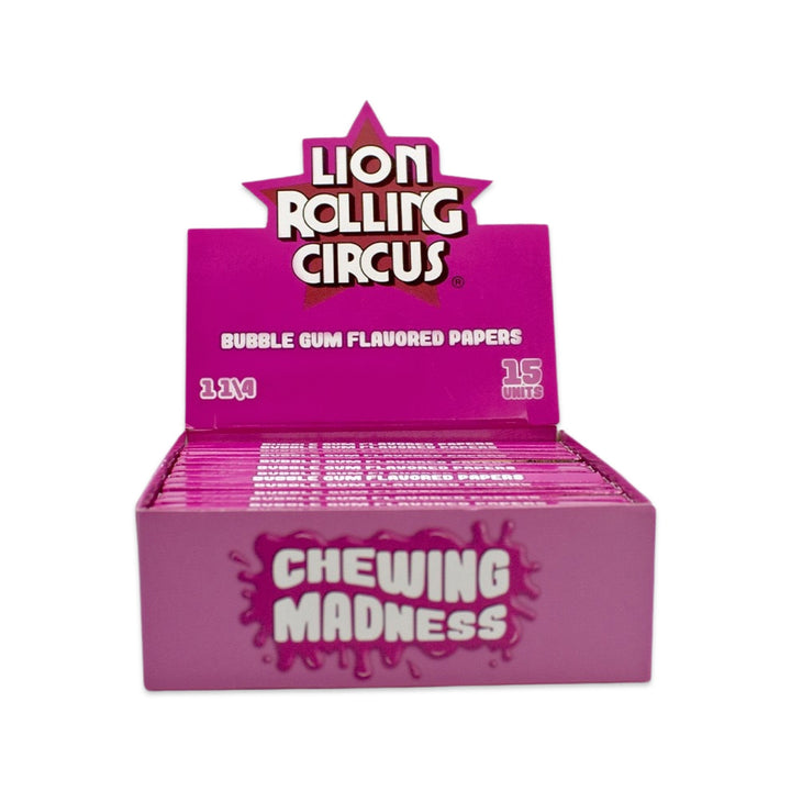 Papeles de enrolar Lion Rolling Circus Saborizados - 1 1/4 - Bloommart Colombia